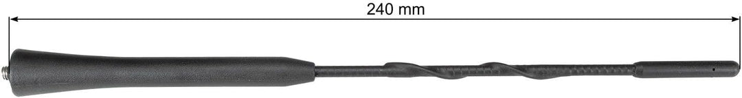 tomzz Audio 1000-023 DAB Antenne Auto Kombi Dach Antenne DAB+ UKW AM FM mit Verstärker SMB DIN 5m Ka