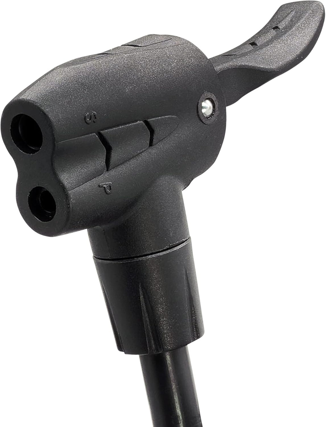 P4B | Luftpumpen mit oder ohne Manometer | Fahrradpumpe geeignet für alle Schlauchventile, Weiss = M
