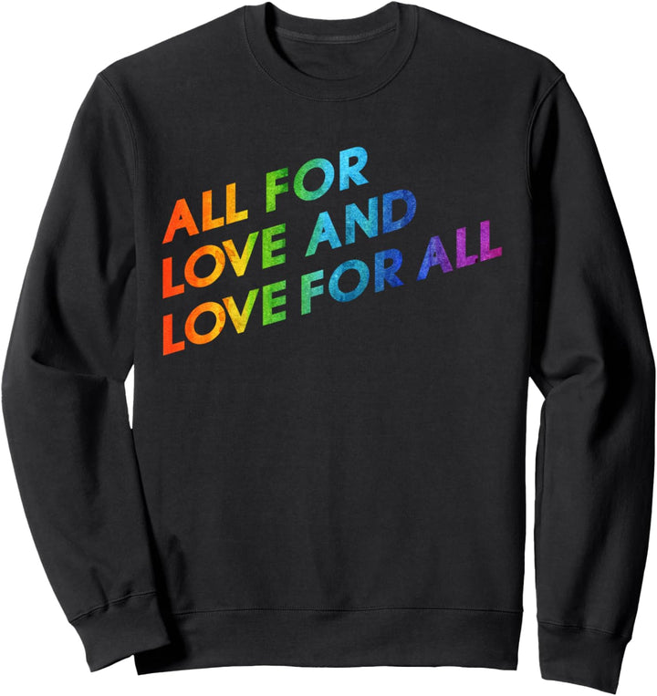 LGBT Schwulen Lesben Stolz Flagge Liebesstolz Monat Sweatshirt