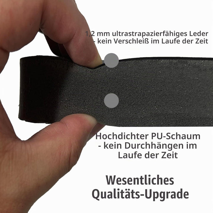 HEALEG Komfort Anti-Ermüdungsmatte perfekt für Küchen und stehend Schreibtische, schwarz, 75x50x2.5c