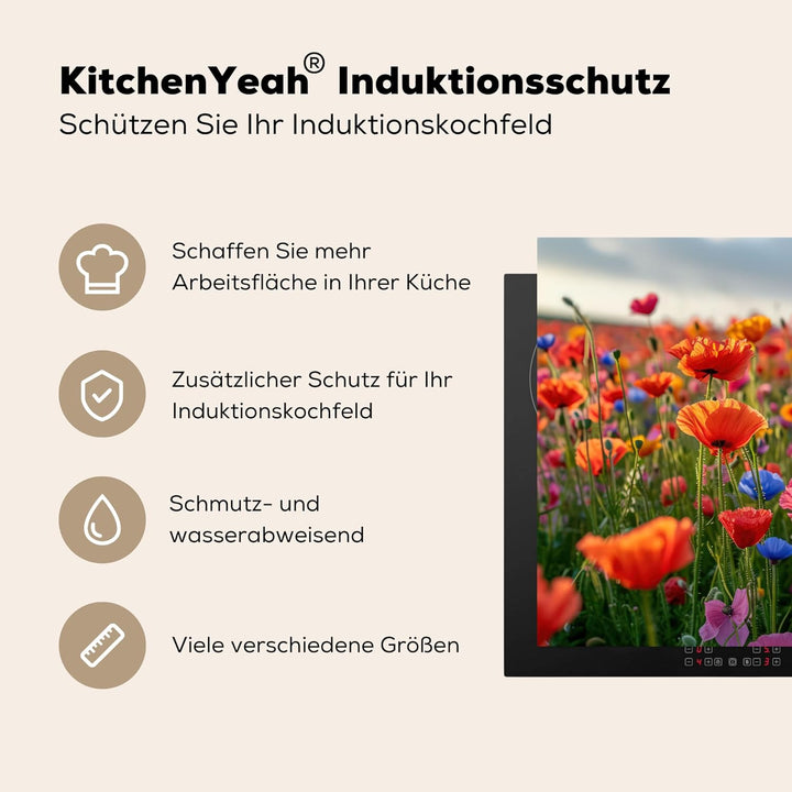 Herdabdeckplatte Einteilig Küche Ceranfeld Abdeckplatte Cerankochfeld Abdeckung Induktionskochfeld S
