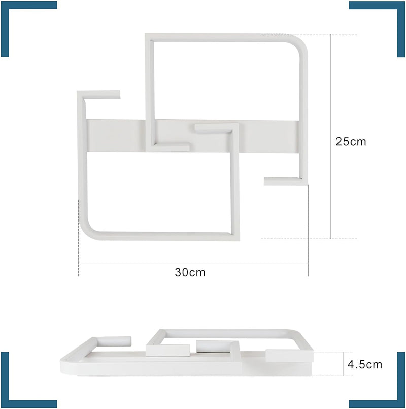 CBJKTX Deckenlampe LED Deckenleuchte Modern Klein Flurlampe 19W 30CM Küchenlampe Weisse Schlafzimmer