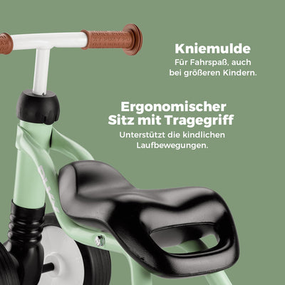 PUKY WUTSCH | Sicheres Rutschfahrzeug | Für Kleinkinder ab 1,5 Jahren | Mit Pendelachse | Sicherheit