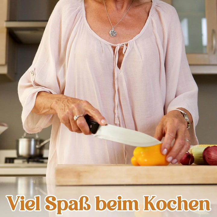 Oma Geschenke, Weihnachtsgeschenke für Oma - Bambus Schneidebrett Geschenke für Oma, Geburtstagsgesc