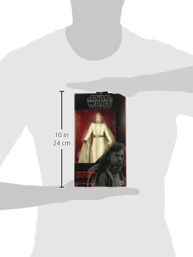 Star Wars Luke Skywalker Figur (Jedi Master), 15 cm gross, The Black Series, Folge 8