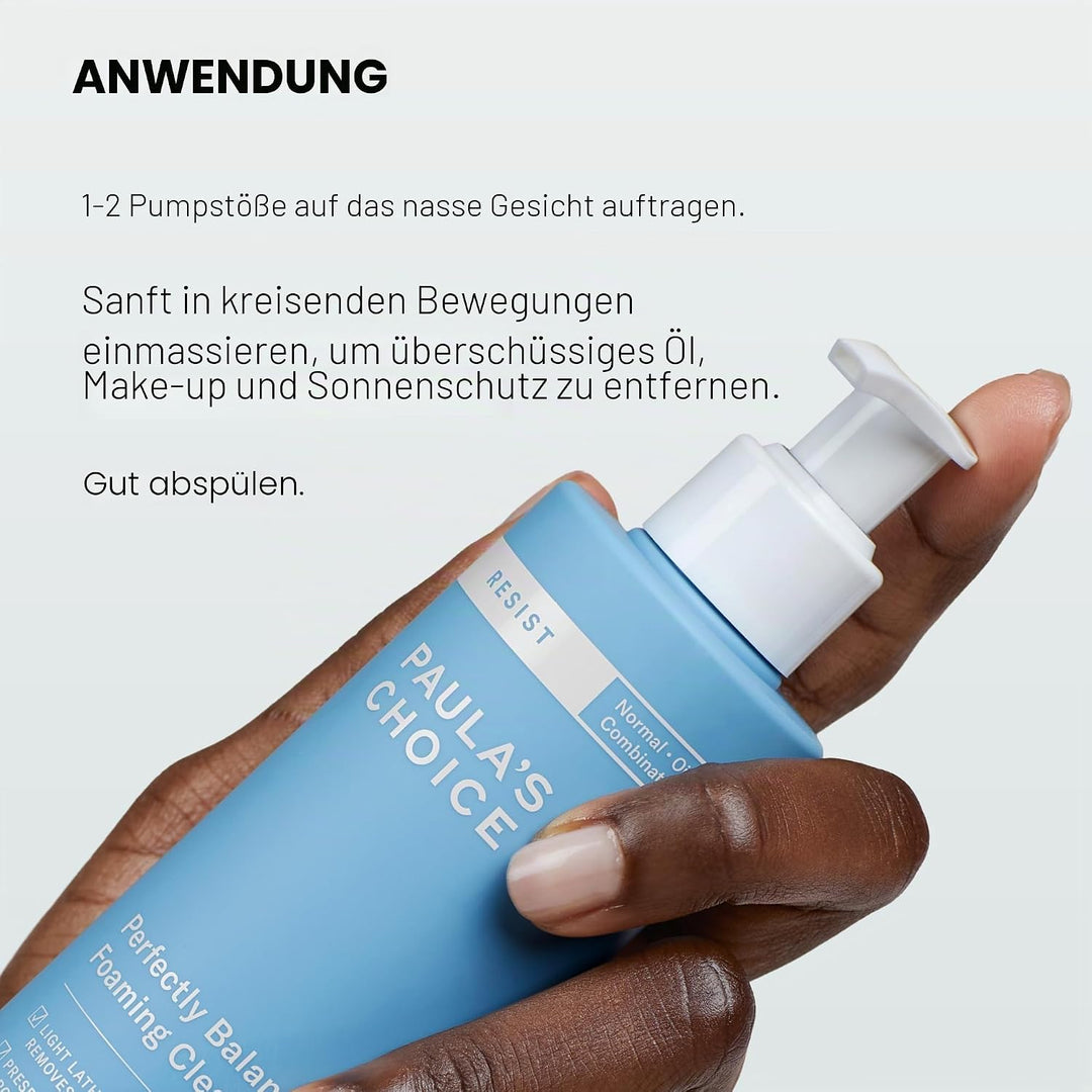 Paula'S Choice Anti-Aging Moisturizing Foaming Cleaner für Mischhaut und fettige Haut 190ml Weiss