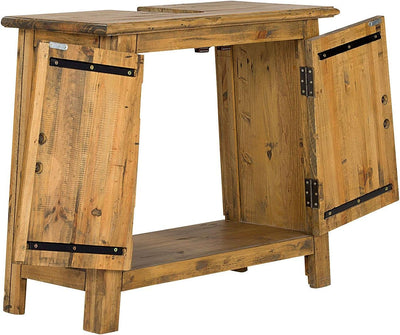 Woodkings® Waschbeckenunterschrank Rangun Massivholz Pinie Waschtischunterschrank massiv Badmöbel Ba