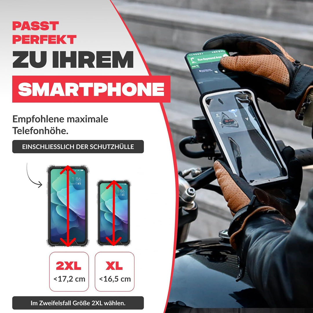 Shapeheart französische Innovation, magnetische Telefonhalterung PRO für Rückspiegel mit Abnehmbarer