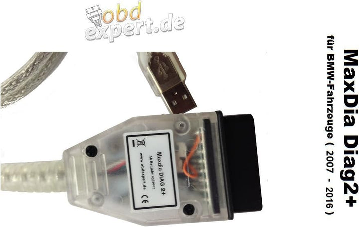 MaxDia Diag2+ - D-CAN - Diagnose-Interface - Für E-Modelle ab Baujahr 2007
