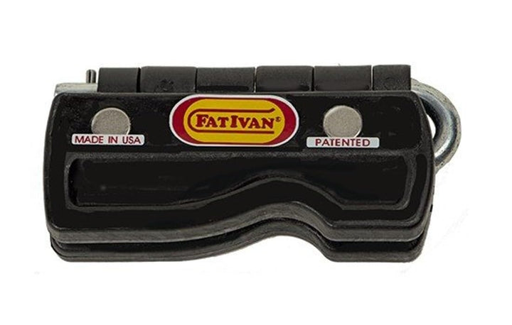 Fat Ivan The Original Klappbarer Türkeil mit Magnet (schwarz) Schwarz 1, Schwarz 1
