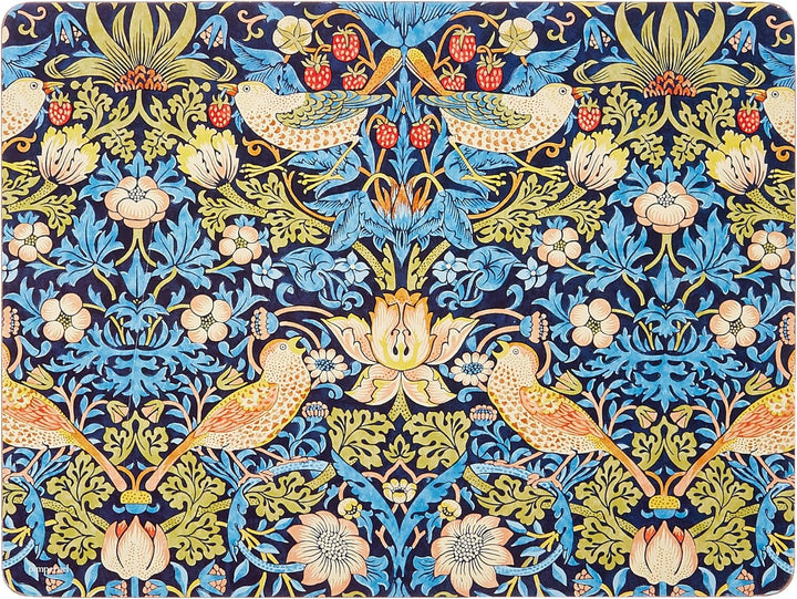 Portmeirion Home & Gifts Pimpernel Platzsets, Erdbeerdieb, Blau, 6 Stück, Mehrfarbig, 30,5 x 23 cm T