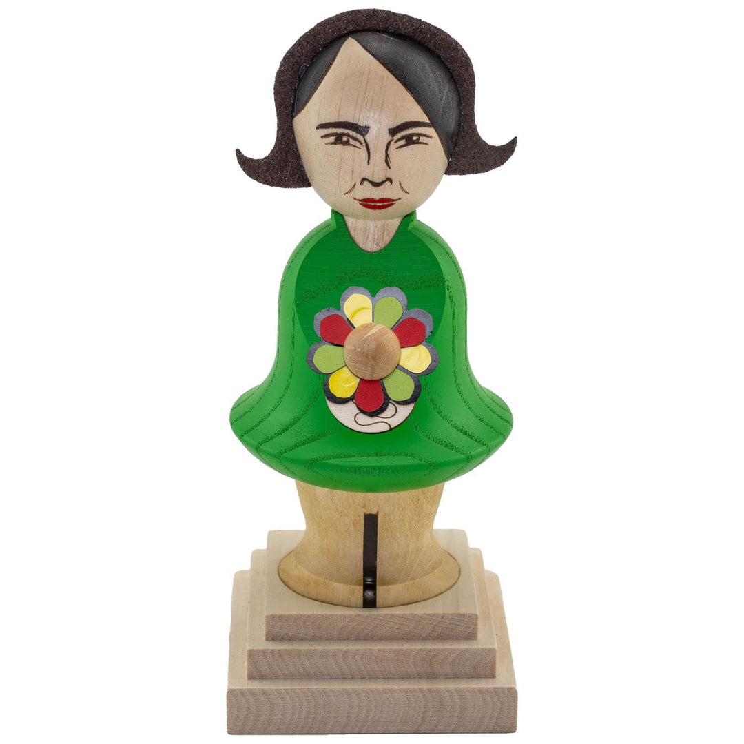 Seiffener Volkskunst | Räuchermännchen Ampelräuchermännchen | erzgebirgische Holzkunst 17cm | Politi