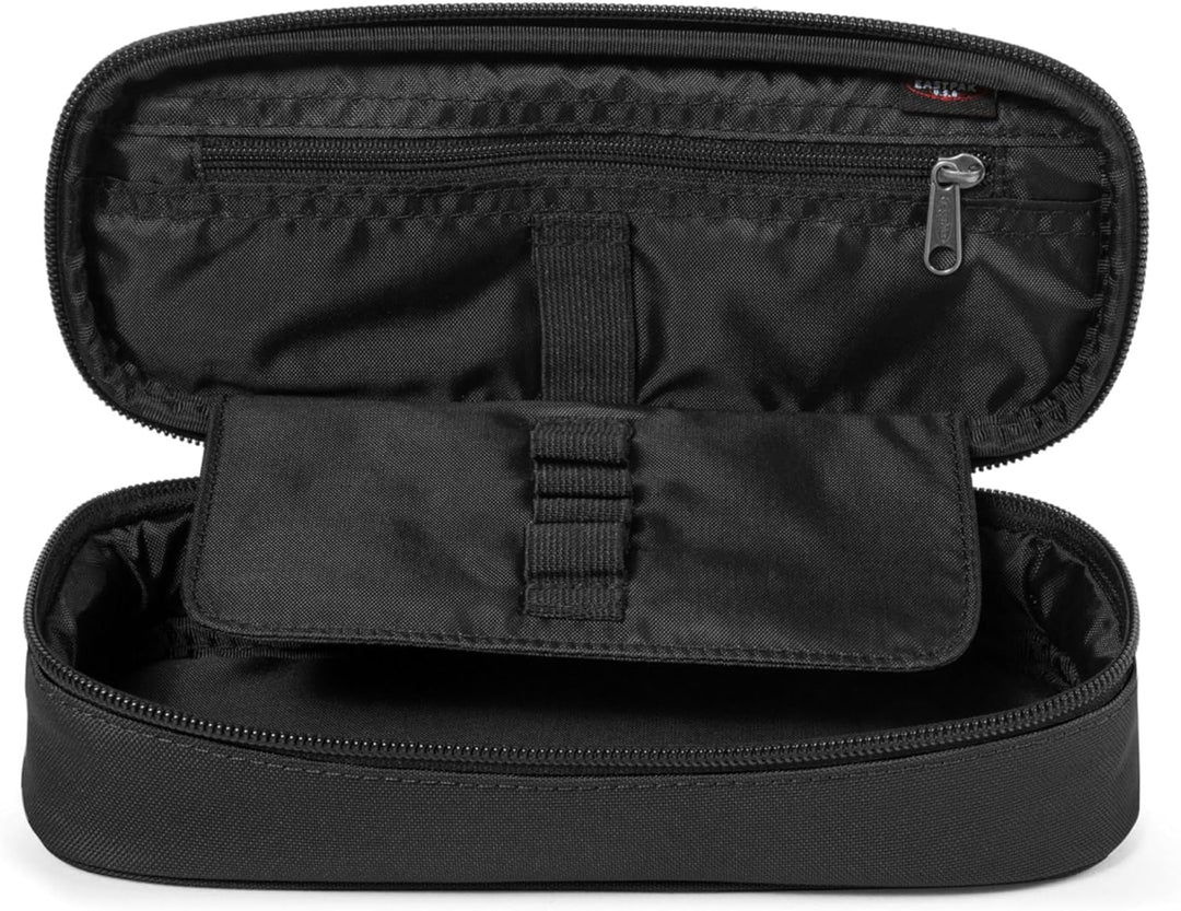 EASTPAK Oval Single Federmäppchen Schwarz, Schwarz