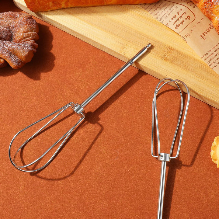 Luxshiny 2 X Edelstahl SchneebesenaufsäTze Ersatz FüR Elektrische Handmixer – Vielseitige Mixer RüHr