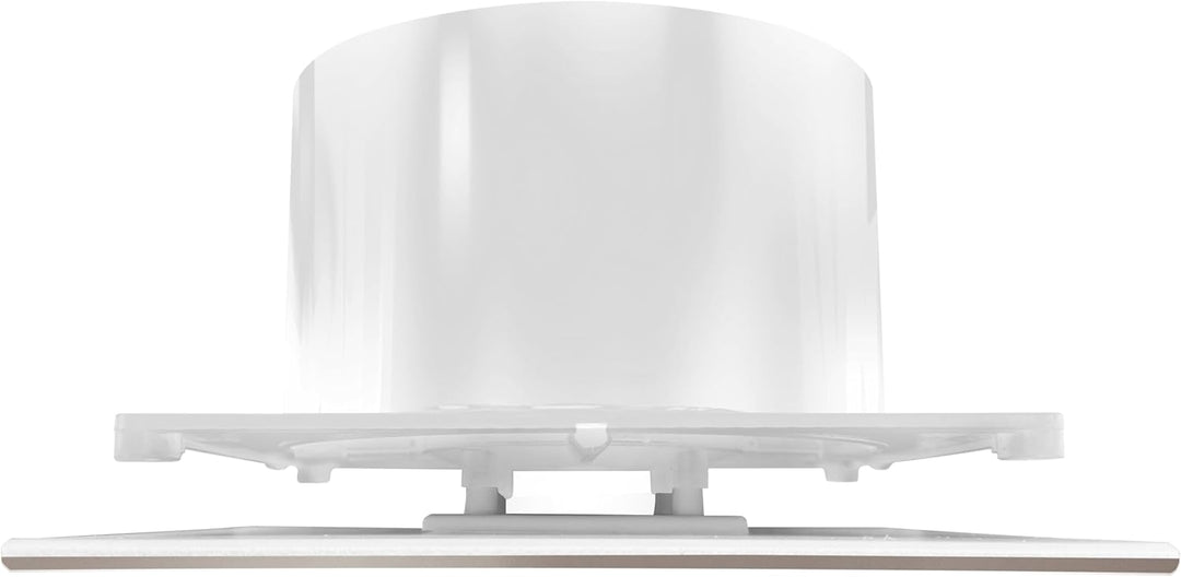 DOSPEL VERONI GLASS Badlüfter mit Feuchtigkeitssensor und Timer wc lüfter abluftventilator 100mm wei