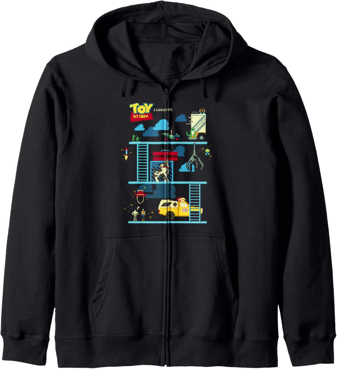 Disney Pixar Toy Story 8-Bit Classic Game Kapuzenjacke