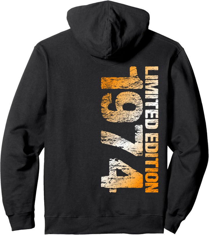 1974 Mann Frau 50. Geburtstag Limited Edition 50 Pullover Hoodie