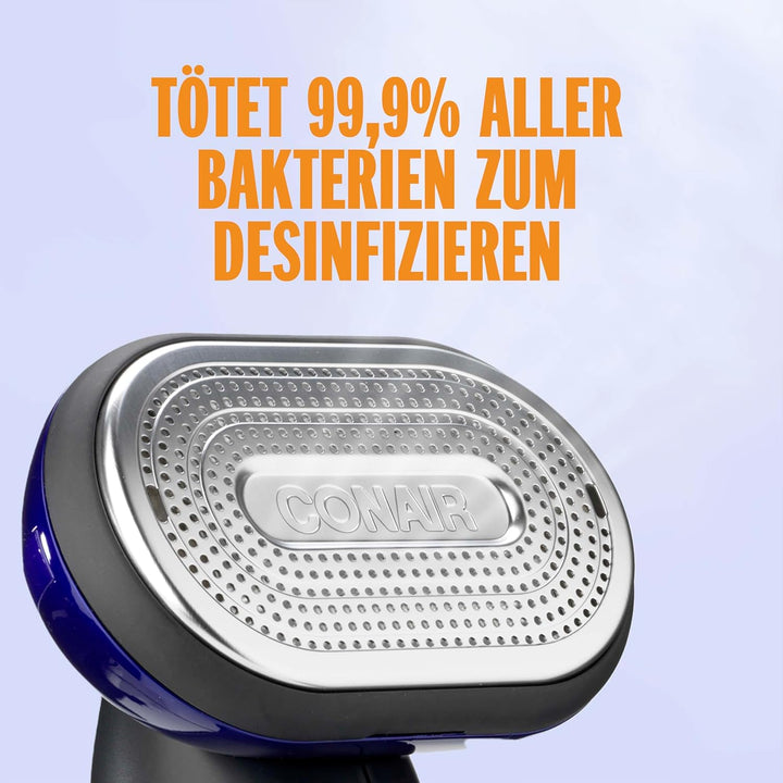 Conair 2-in-1 Steam & Iron Turbo Dampfglätter und Bügeleisen | 4 Einstellungen | Dampfleistung 33g/M