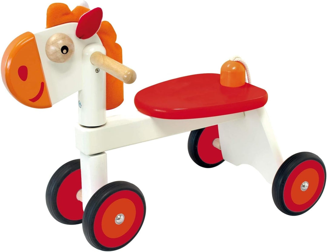 I'm Toy Bartl 111556 Rutscher Pferd aus Holz, Spitzen Qualität