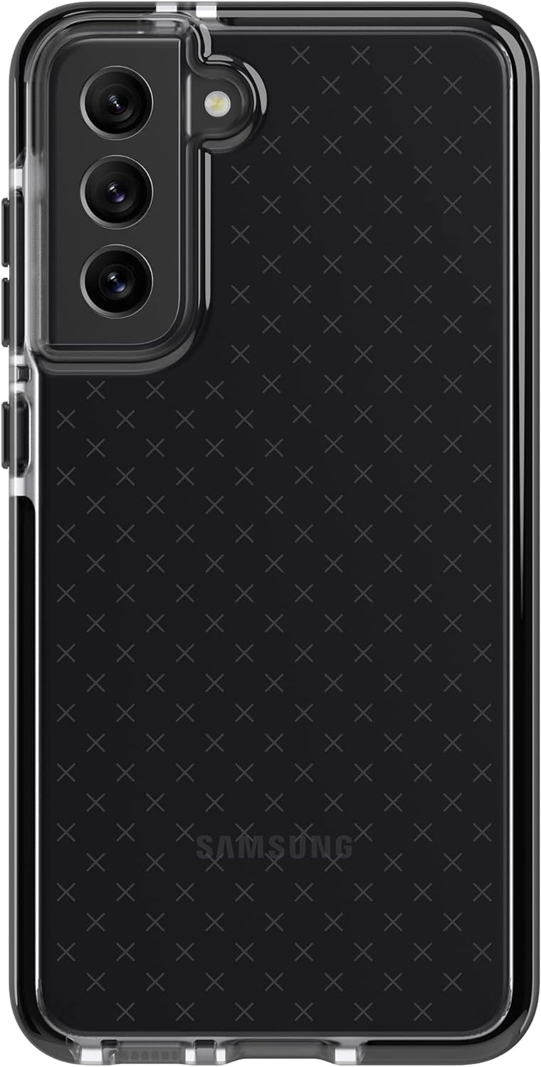 tech21 Evo Check für Samsung Galaxy S21 FE 5G - Handyhülle mit 4,8 m Fallschutz Galaxy S21FE Smokey