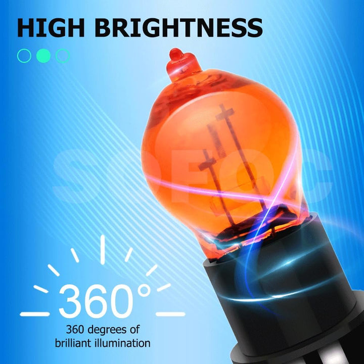 SOFOC-PWY24W Automobil Frontblinker Standlicht Tagfahrlicht etc 12V 24W Gelb 2Stk Bernsteingelb PWY2