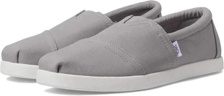 TOMS Herren Alp FWD Flacher Slipper 46 EU Grau Recycelte Baumwollleinwand, 46 EU Grau Recycelte Baum