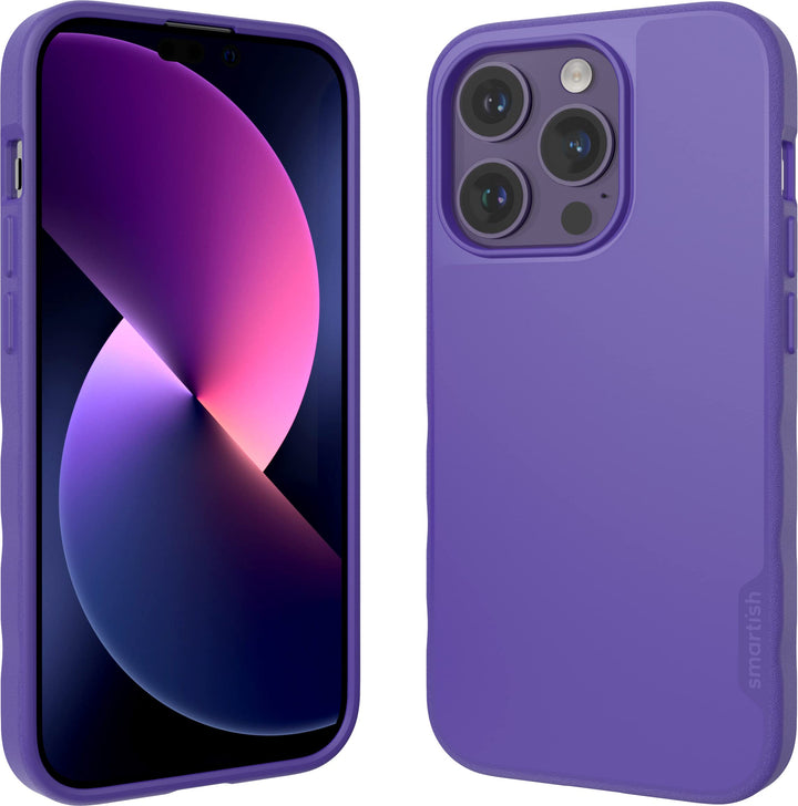 Smartish iPhone 14 Pro Slim Case – Gripmunk kompatibel mit MagSafe [Leicht + Schutz] Dünne Griffabde