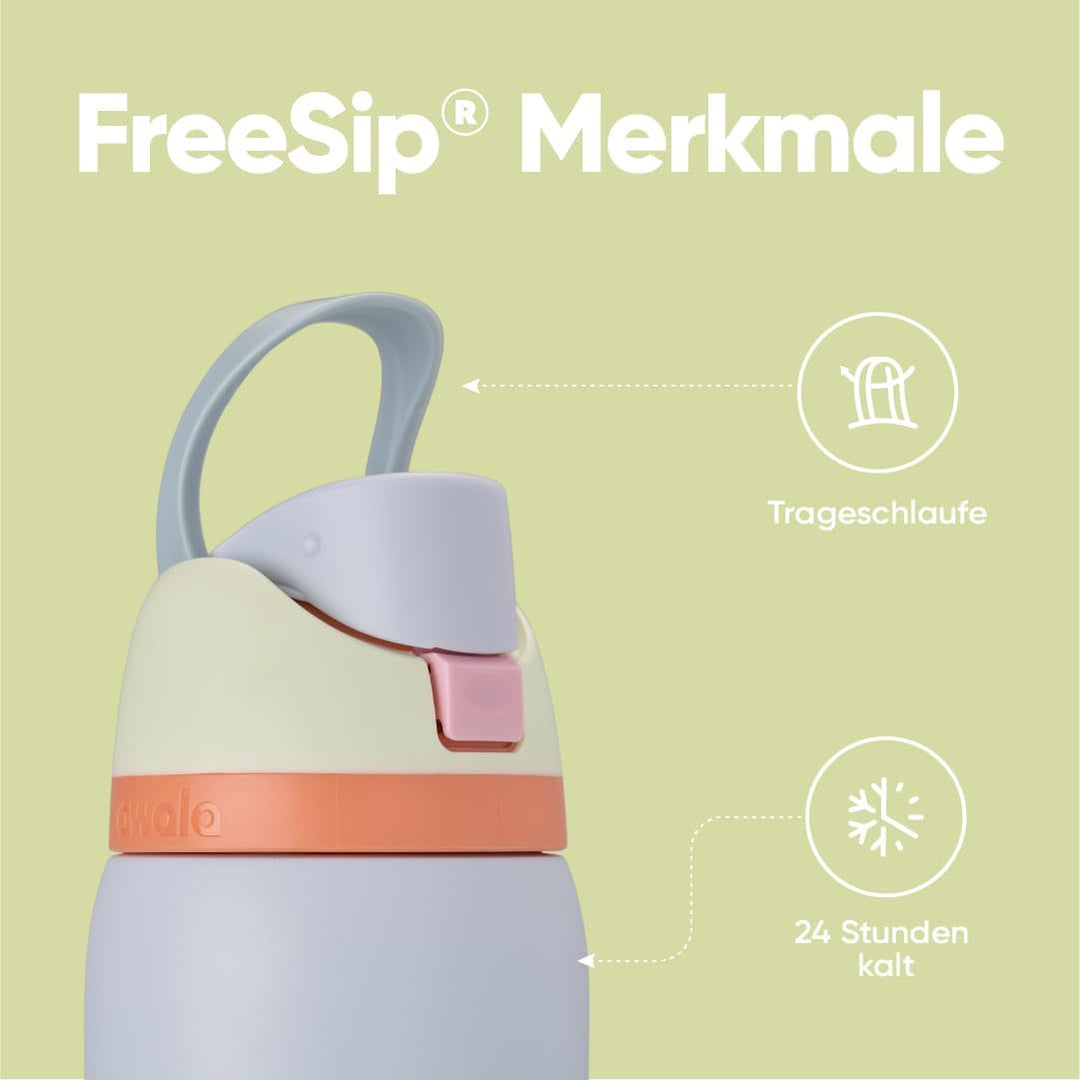Owala FreeSip Isolierte Edelstahl Trinkflasche mit Strohhalm, 945 ml – BPA-frei, optimal für Sport,