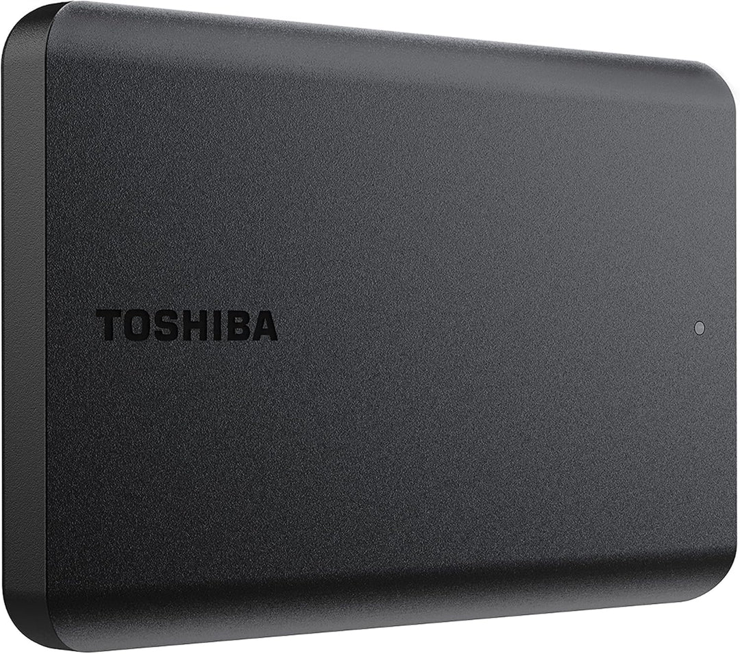 Toshiba Canvio Basics HDTB510XK3AA tragbare externe Festplatte, USB 3.0, Schwarz Modern Schwarz 1 TB