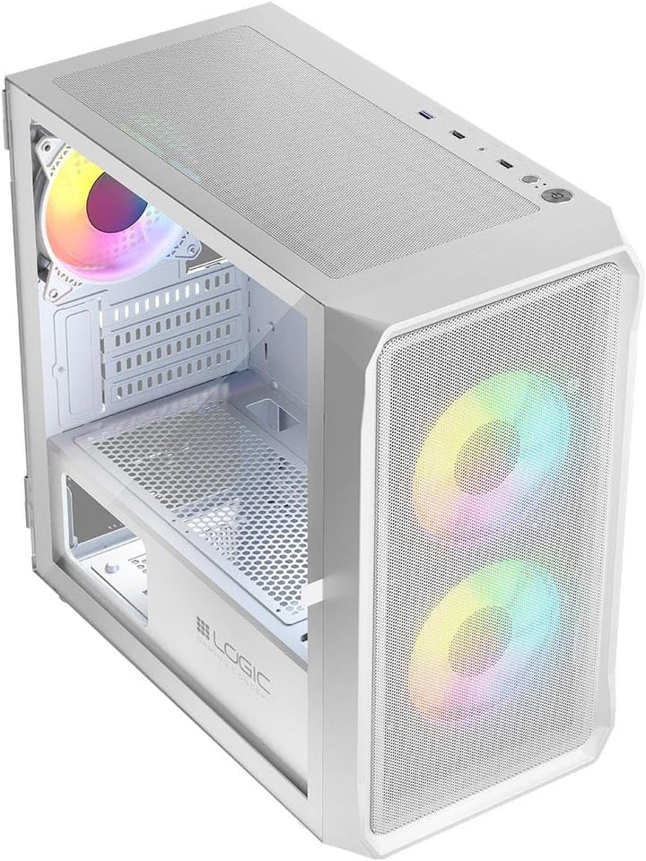 Logic Portos ARGB Mini USB 3.0 Case White