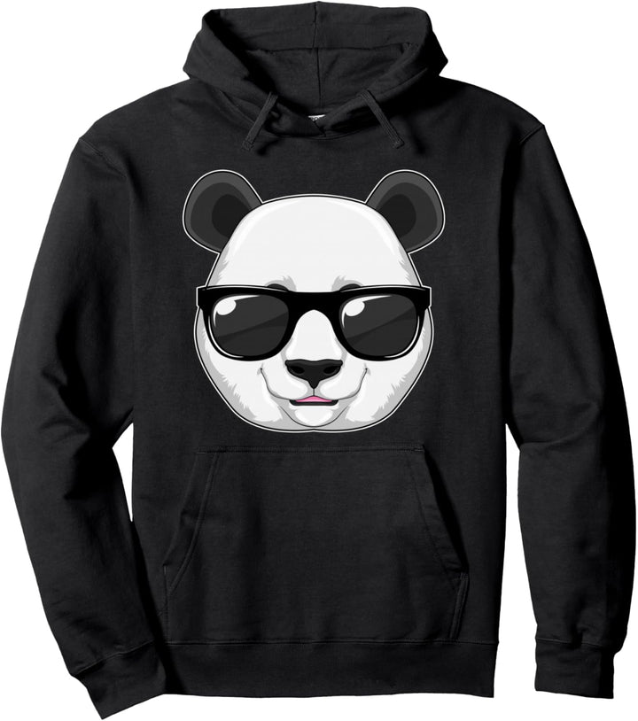 Panda Sonnenbrille Pullover Hoodie