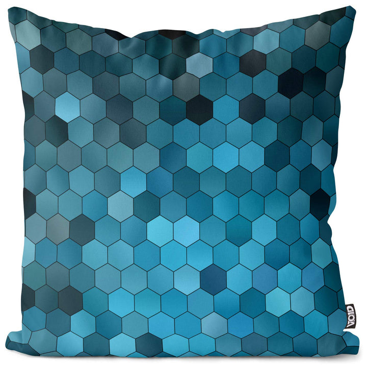 VOID Hexagon Muster Kissenbezug Kissenhülle Sofakissen Kissen Deko Outdoor-Kissen Dekokissen, Kissen