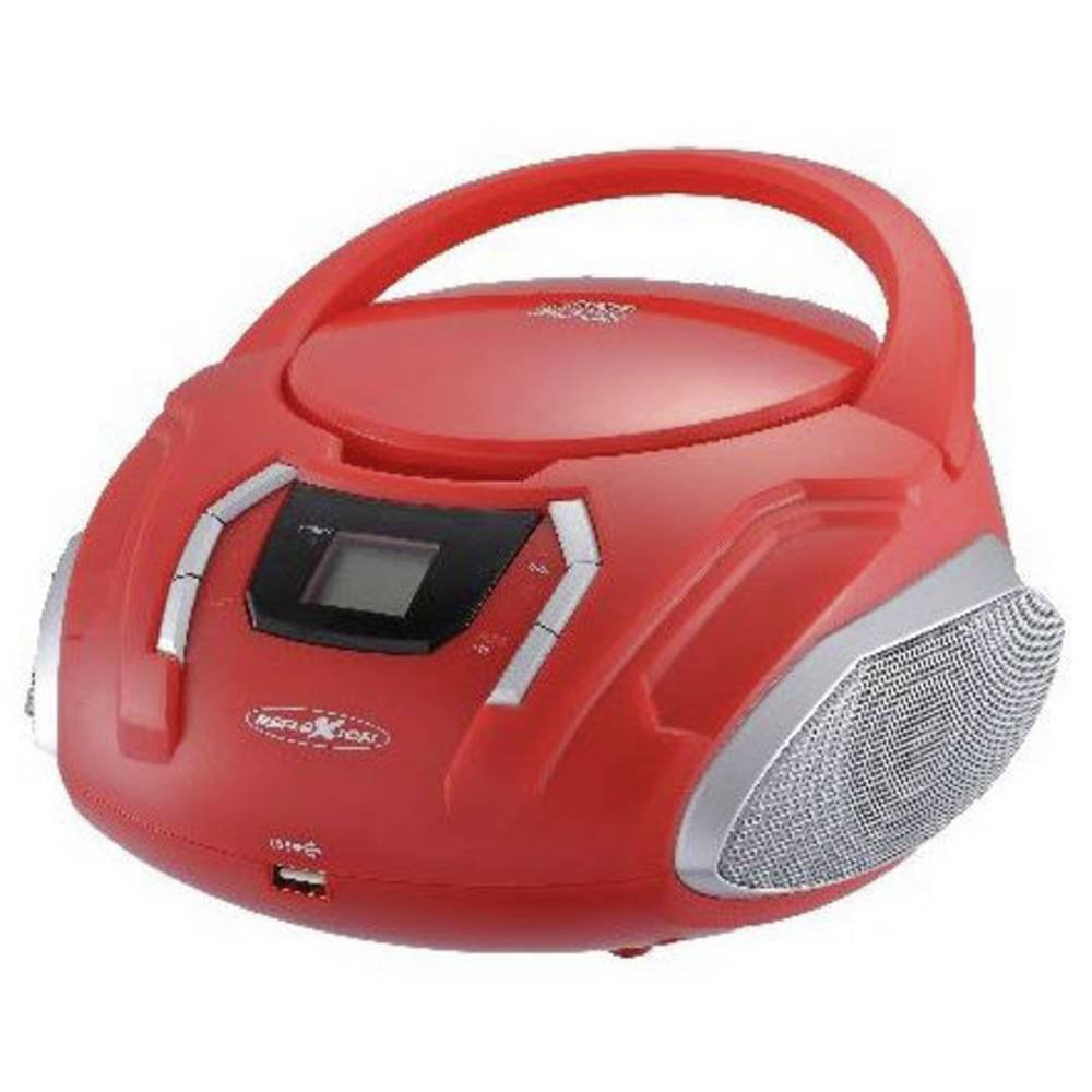 Reflexion CDR2250U RD UKW-Radio mit CD/MP3/USB/AUX-IN rot, Rot