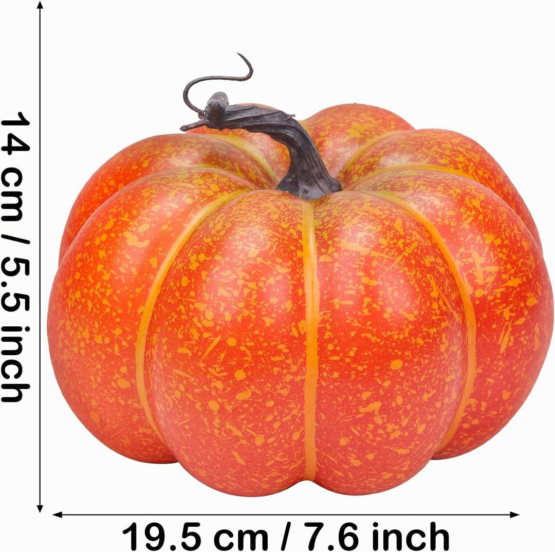 20cm Künstliche Kürbis Herbst Dekoration Faux Schaumstoff Kürbis Gemüse DIY Herbst Halloween Ernteda