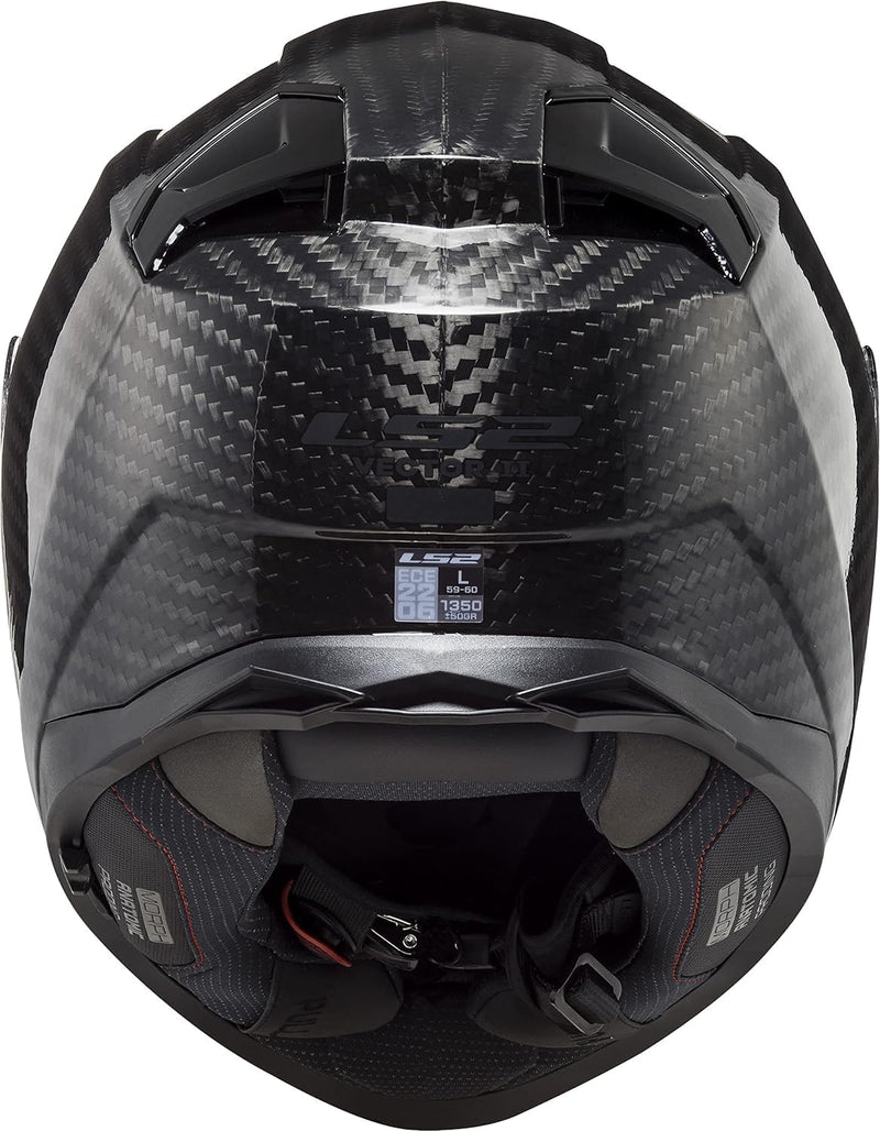 LS2 Helm FF811 Vector II Carbon Solid 4XL, 4XL