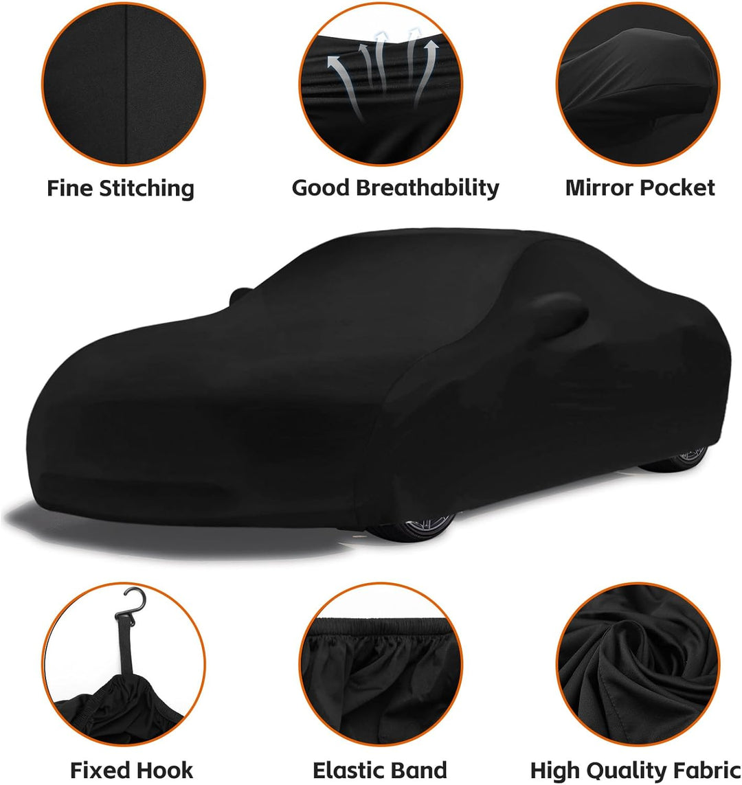 Autoabdeckung Indoor für Porsche 718 Cayman/Boxster 2012-2026 | Elastisches Innenbereich Auto Abdeck