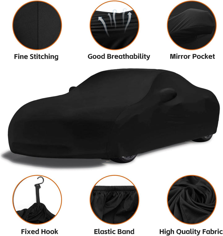 Autoabdeckung Indoor für Porsche 718 Cayman/Boxster 2012-2026 | Elastisches Innenbereich Auto Abdeck