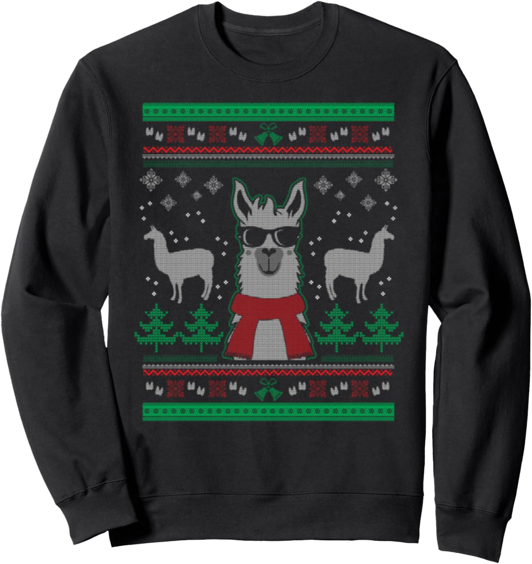 Ugly Christmas Sweater Llama Sweatshirt