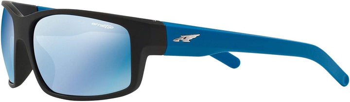 Arnette Herren 0AN4202 226855 62 Sonnenbrille, Schwarz (Fuzzy Black/Blueemirrorbluee)