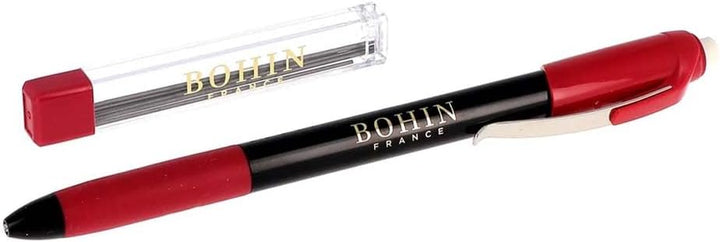 Bohin Pencil with Refill, for Fabric, Multi-Colour, 0.9 mm