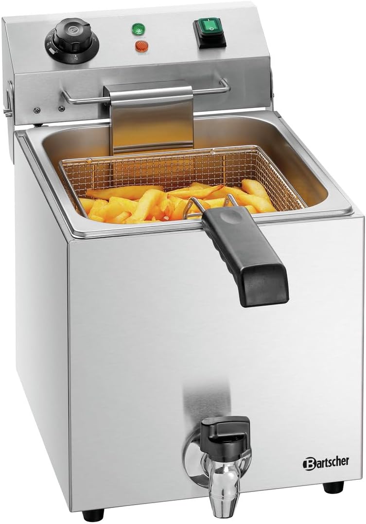 Bartscher Fritteuse SNACK III Plus mit Ablasshahn - A162823E