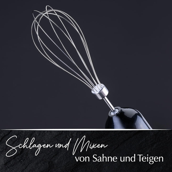 Stanley Rogers - Stabmixer, 700ml Mixbehälter mit Skala, 600W und 9 Geschwindigkeitsstufen, Pürier-A