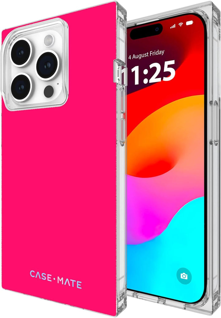 Case-Mate BLOX iPhone 15 Pro Hülle – Neon Wassermelone [3,6 m Fallschutz] [Kompatibel mit MagSafe] M
