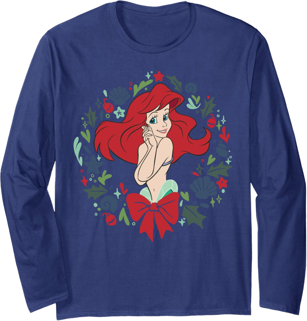 Disney The Little Mermaid Ariel Seashell Wreath Langarmshirt