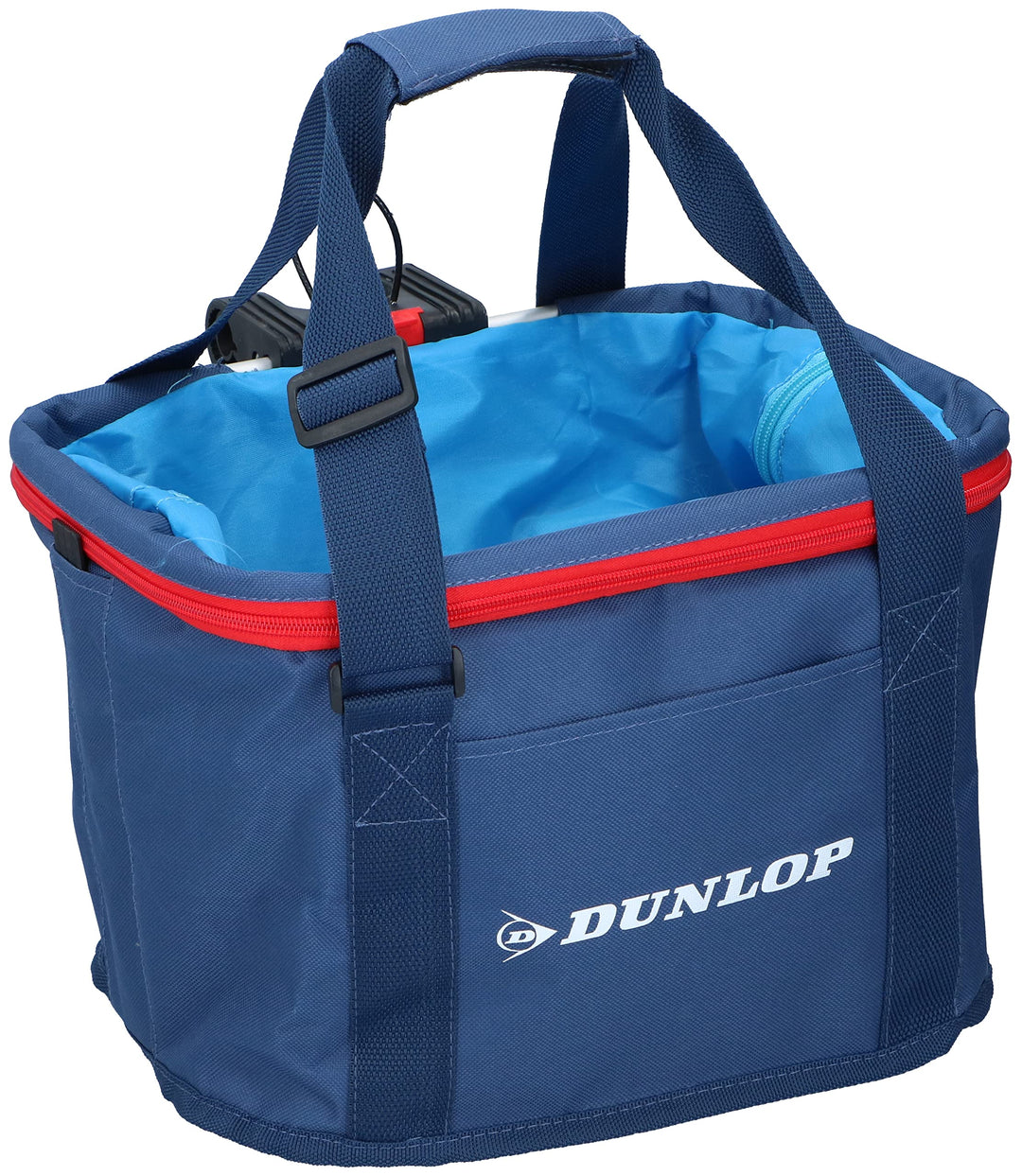 Dunlop Bike Fahrradkorb mit Tragegriffen 15L Blau Fahrradtasche Fahrrad-Lenkertasche, Blue, 33x24x23
