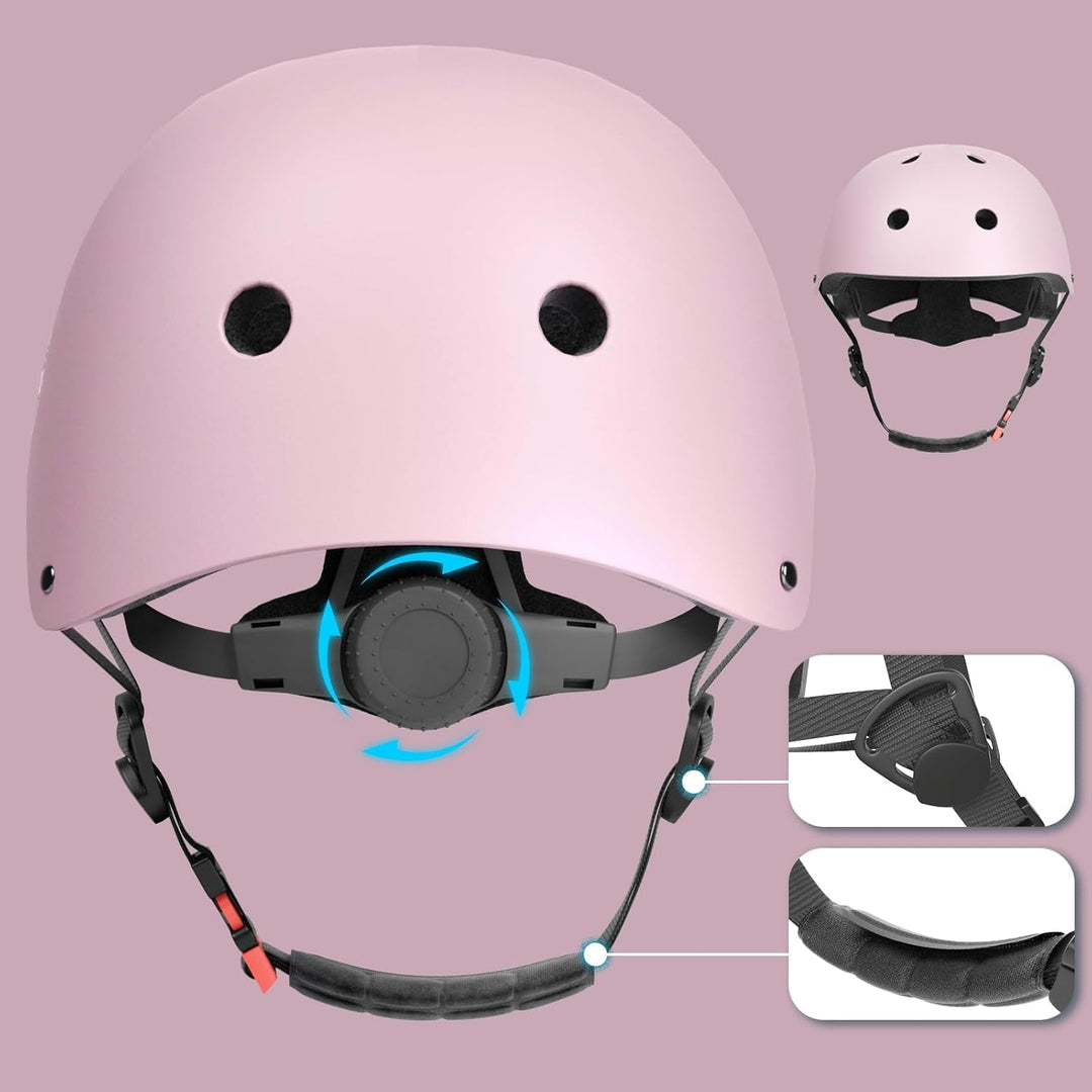 XJD Fahrradhelm für Kinder, Verstellbare Kinderhelm Skaterhelm Kinder Helm für Fahrrad Skateboard Sc