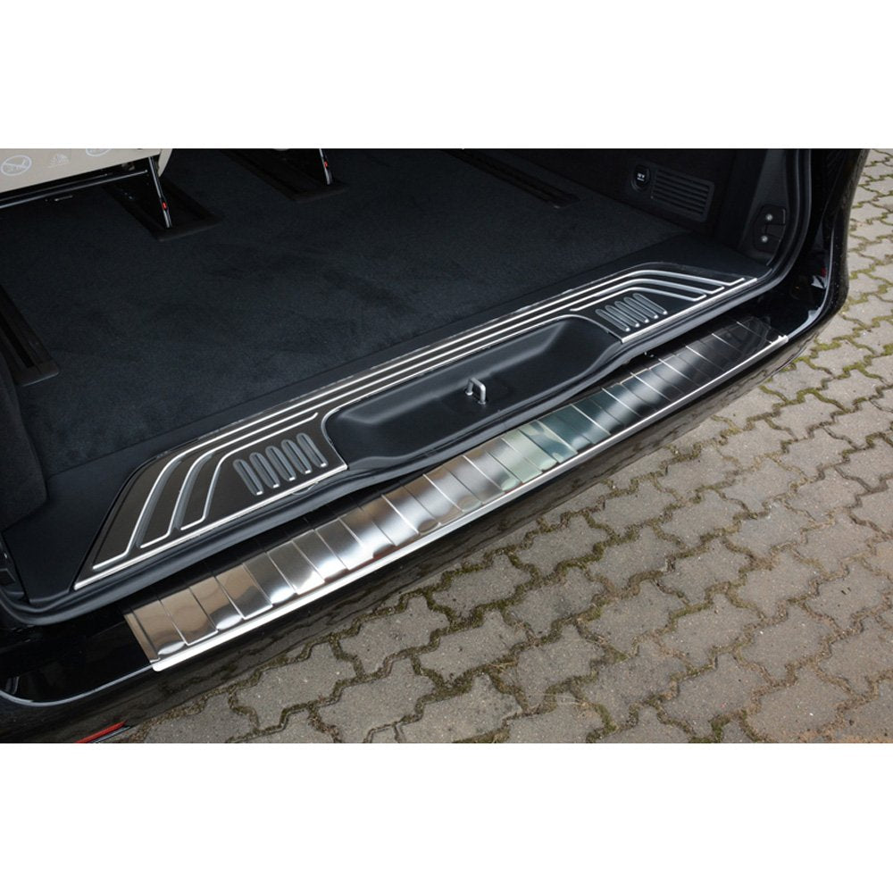 Avisa Edelstahl Heckstossstangenschutz kompatibel mit Mercedes Vito & V-Klasse 2014-2019 & Facelift