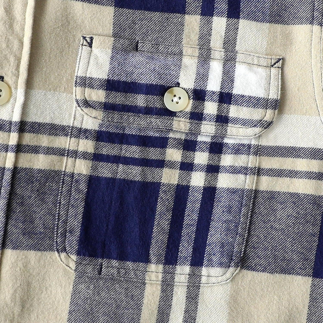 Dubinik® Flanellhemd Herren Flanellhemden Herren Langarm Regular Fit Kariert Button Down Warm Freize