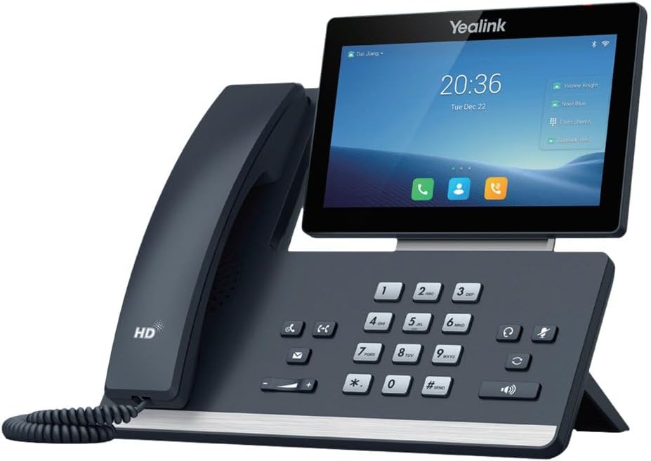 Yealink IP Telefon SIP-T58W Einstellbarer Touchscreen 7 Zoll (1024 x 600)