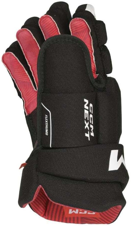 CCM Next Eishockey Handschuhe Senior Schwarz/Weiss, Grösse: 15, Schwarz/Weiss, Grösse: 15